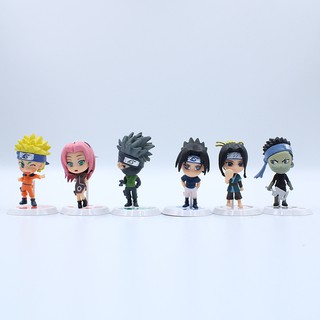 [SET 6 NARUTO] MÔ HÌNH 6 NHÂN VẬT NARUTO SIÊU NGẦU, DỄ THƯƠNG