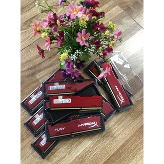 Ram PC - Ram máy tính bàn Kingston HyperX Fury Red 8GB (1x8GB) DDR3 Bus 1600Mhz - Mới Bảo hành 36 Tháng (1 đổi 1)
