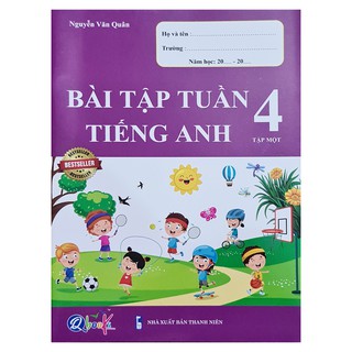Sách - Bài tập tuần Tiếng Anh 4 tập 1