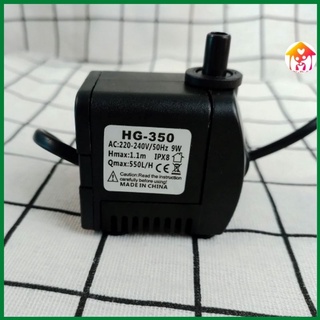 Bơm bể cá model HG-350 công suất 9w lực phun mạnh