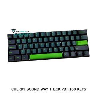[Mã SKAMSALE03 giảm 10% đơn 200k] Bộ nút bàn phím Cherry Sound Way thick pbt double shot 156 nút