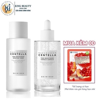 Combo Dưỡng Trắng Da Skin1004 Madagascar Centella Brightening (Toner 210ml + Serum 100ml) - Trắng