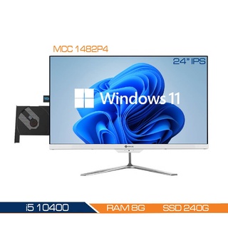Bộ PC All In One MCC 1482P4 Home Office Computer CPU i5 10400/ Ram8G/ SSD240Gb/ DVDRW/ Camera/ Wifi/ IPS 24 inch
