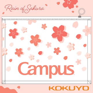 Túi Đựng Tài Liệu Có Khóa Zip Campus Rain Of Sakura A4