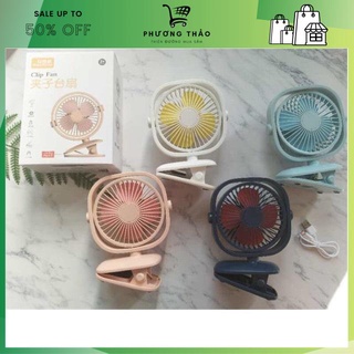 Thiết Bị Quạt kẹp tích điện siêu mát siêu tiện dụng Clip Fan Siêu Rẻ Giá Tốt (Giao màu ngẫu nhiên)