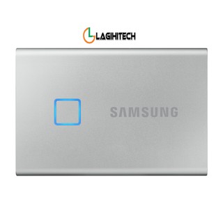 *LAGIHITECH* ( NEW) Ổ Cứng Di Động SSD Samsung T7 Touch USB Type C 3.2 Gen 2 (Bạc) - Chính Hãng Samsung - Bảo Hành 3 năm