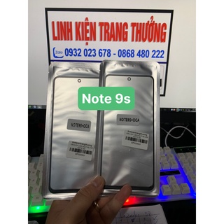 Kính ép liền keo redmi note 9s