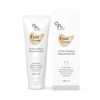 [CHÍNH HÃNG] KEM DƯỠNG MỀM MỊN, CHỐNG NỨT NẺ GÓT CHÂN FIXDERMA FOOT CREAM 60G