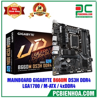 Bo mạch chủ GIGABYTE B660M DS3H DDR4 mới chính hãng