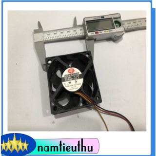 Quạt tản nhiệt 6cm 0.30A chạy điện 12v jack 3 pin