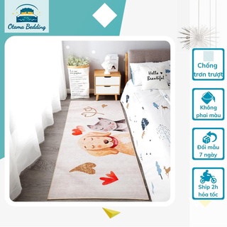 Thảm chân giường lót sàn trải sàn decor ngồi bệt chùi chân nỉ bali chụp ảnh đẹp cao cấp - Otama Bedding