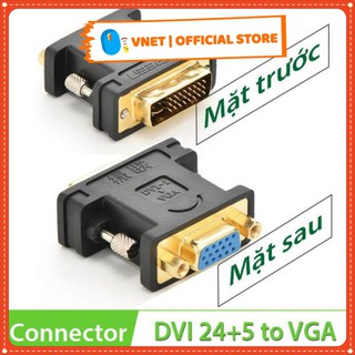Đầu chuyển đổi DVI 24+5 to VGA chính hãng Ugreen 20122 cao cấp bảo hành 18 tháng