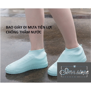 [CHỌN SIZE-CHỌN MÀU] Giày đi mưa, ủng đi mưa, bọc giày đi mưa nhỏ gọn thuận tiện dễ dàng mang theo. Slmn_GiayDMua