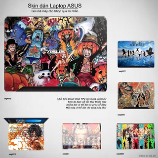 Skin dán Laptop Asus in hình One Piece _nhiều mẫu 6 (inbox mã máy cho Shop)