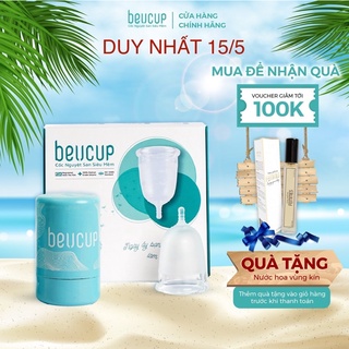 Cốc Nguyệt San BeUcup Silicol Y Tế Wacker Đức Siêu Mềm, Đạt Chuẩn FDA Hoa Kỳ