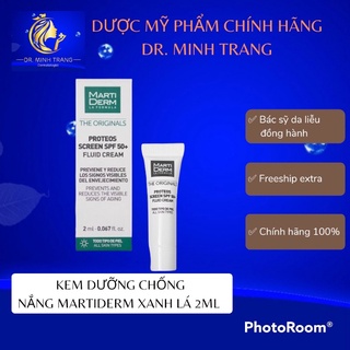 ✅[CHÍNH HÃNG] Kem Chống Nắng MARTIDERM Proteos Screen SPF 50+ Fluid Cream - Marti Derm Phổ Rộng - 2ml- 40ml