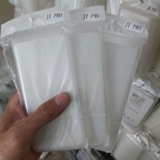 Bộ 3 chiếc ốp lưng cho galaxy j7 pro silicon trong suốt siêu mỏng(loại tốt)