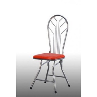 Ghế dựa inox xếp mặt simili GX23