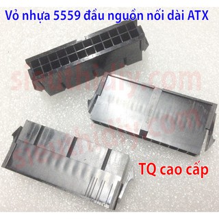 Vỏ nhựa đầu nguồn 5559 ATX 24 pin nối dài chất lượng và hãng JMT