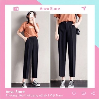 Quần baggy nữSIÊU HOTgấu bằng khoá trước chất tuyết mưa mềm mại [ANVU STORE]