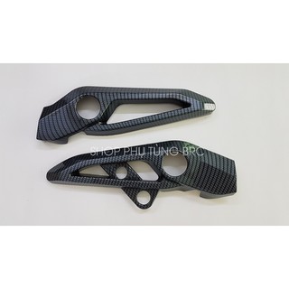 Ốp gác chân trước phủ cacbon xe WINNER X 2019 - 2022 ( Xe WINNER X V2 và V3 )