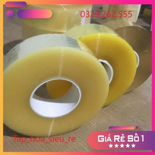 (Rẻ Vô địch) Cuộn 1kg Băng dính lõi siêu mỏng 4.4mm dán siêu chắc