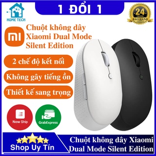 Chuột Không Dây Xiaomi Mi Dual Mode Wireless Mouse Silent Edition - Bluetooth 4.2 &amp; RF 2.4GHz, Không tiếng ồn
