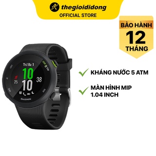 Đồng hồ thông minh Garmin Forerunner 45 Đen kháng nước 5ATM theo dõi nhịp tim màn hình MIP - Chính hãng BH 12 tháng