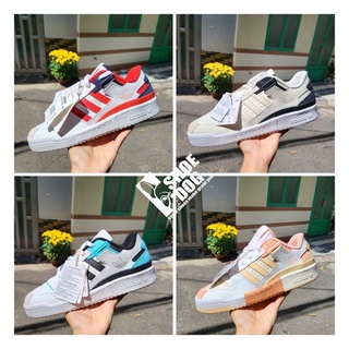 [CHÍNH HÃNG 100%] Giày Adidas Forum Exhibit Low màu trắng đỏ đế bằng
