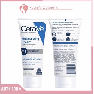 Kem dưỡng ẩm CeraVe Moisturizing Cream cho mặt và toàn thân, phục hồi và nuôi dưỡng làn da_ 236ml