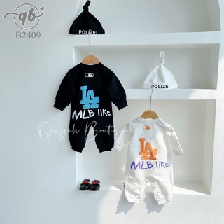 Quần áo trẻ em Quỳnh Boutique Mẫu Body dài tay LA cho bé