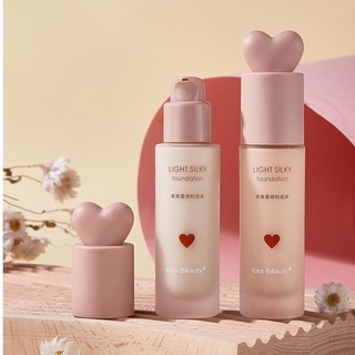 Kem nền KissBèauty Silky nội địa kiềm dầu, che khuyết điểm tốt