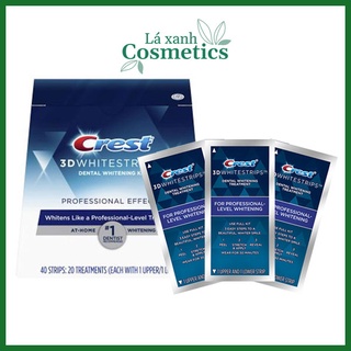 Gói lẻ miếng dán trắng răng Crest 3D White Whitestrips Professional Effects