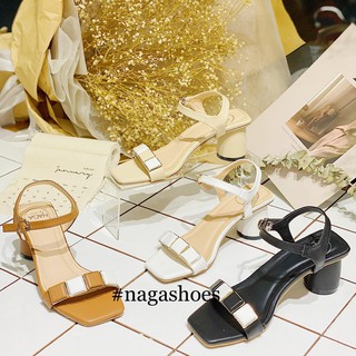 Cao Gót Quai Ngang Phối Hình Vuông NAC152
