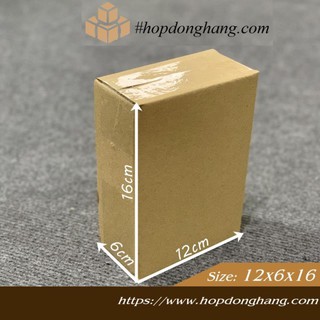 [Giá gốc tận xưởng] COMBO 100 Hộp 16x12x6 - Hộp Carton Đóng Hàng