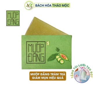 Xà Bông Mướp Đắng Xà Phòng Mụn Lưng 100Gram Xà Phòng Thảo Dược Mát Da Ngừa Mụn