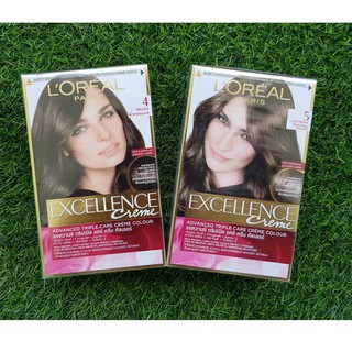 Màu nhuộm dưỡng tóc phủ bạc Loreal Paris Excellence