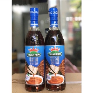 Nước Mắm Cá Cơm Thuận Phát20 và 40 độ đạm chai thủy tinh 500ml