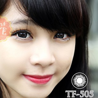 [Mã SKAMCLU8 giảm 10% cho đơn từ 100K] 155k Lens + Ngâm + Nhỏ Mắt + Dụng Cụ + Khay - Lens Kiss Me Gray TF-505
