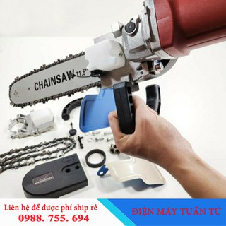 Lưỡi cưa xích gắn máy mài loại tốt nhất - Bộ cưa xích chuyển đổi từ máy mài sang máy cưa