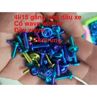 ốc 4li15 gắn nắp dầu và ná cao su bợ cổ honda