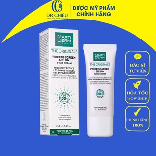 [ HÀNG CÔNG TY] Kem Chống Nắng MartiDerm Proteos Screen SPF 50+ 40ml - Ngăn ngừa UVA/ UVB/ Tia hồng ngoại/ Ánh sáng xanh