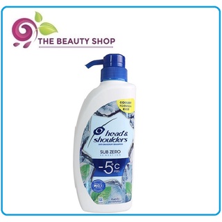 Dầu gội Ngăn Ngừa Gàu, Băng Lạnh Sạch Gàu Head &amp; Shoulder Sub Zero -5 Độ 450ml -Thái Lan