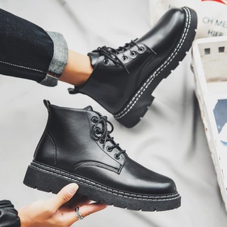 Giày Boot Nam Đen V-MARTIN GN351
