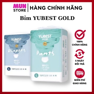 Bỉm Yubest Tã YUBEST Gold Chính Hãng CAO CẤP Quần/Dán Siêu Thấm Hút M84,L78,XL72, XXL66