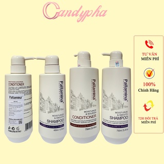 Dầu Gội Dầu Xả Pallamina Kiềm dầu Phục Hồi Tóc Hư Tổn 750ml * 2