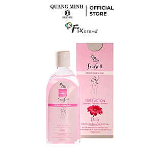 Gel Vệ Sinh Phụ Nữ Khử Mùi Giữ Ẩm Se Khít Fixderma Srai Soft Gel Daisy Hương Hoa Cúc 100g