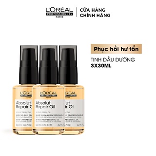 [HÀNG TẶNG KHÔNG BÁN] Combo 3 Dầu dưỡng L'Oréal Professionnel Serie Expert Absolut Repair Gold