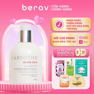 Kem CARYOPHY Glass Skin In Shower Body Tone-Up Cream Dưỡng Trắng Da 300g