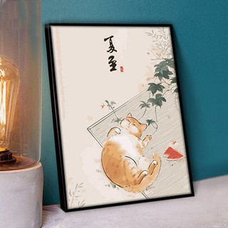 Tranh sơn dầu số hóa rẻ,đẹp-tranh tô màu theo số- tranh hổ 4 , Tặng khăn,khung gỗ 40x50-Moon shop-TD1